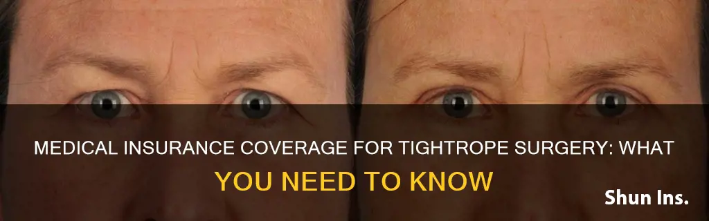 does medical insurance cover tightrope surgery