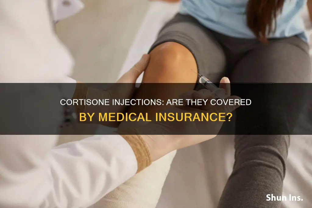 does medical insurance normally cover cortisone injections in joints
