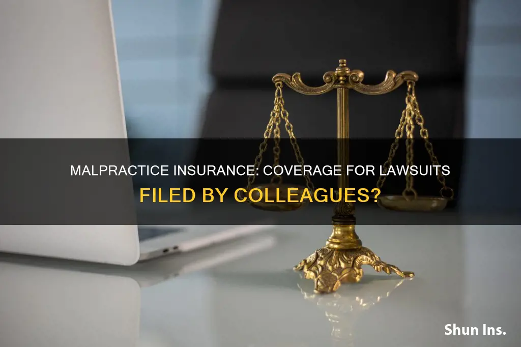 does medical malpractice insurance cover lawsuits from a colleague