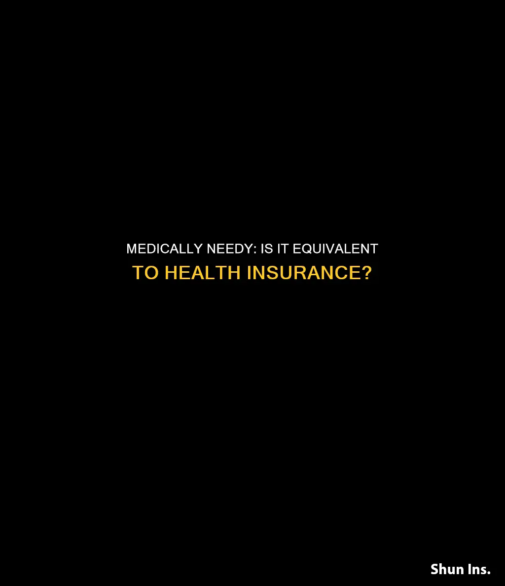 does medically needy count as health insurance