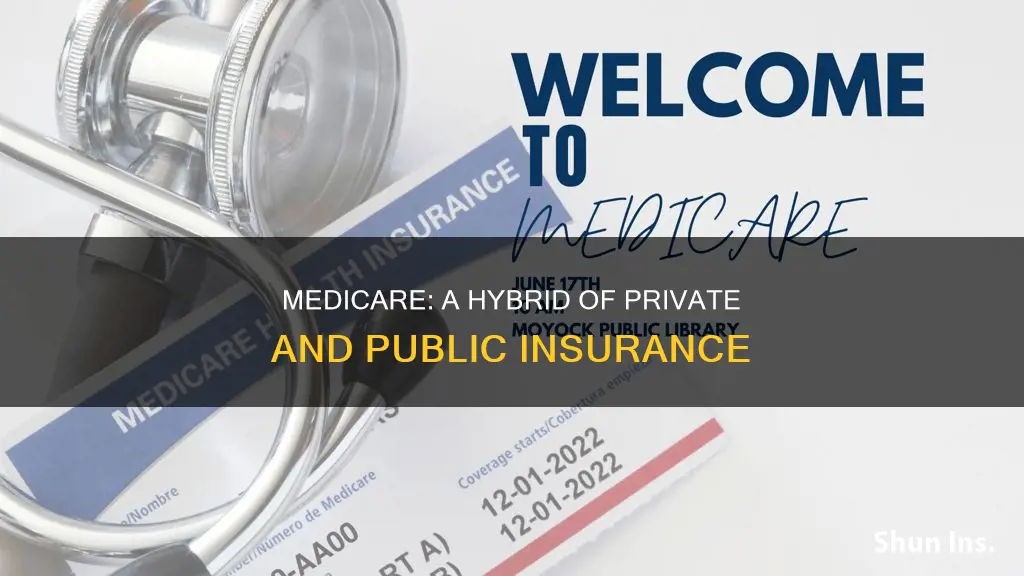 does medicare have both private and public insurance