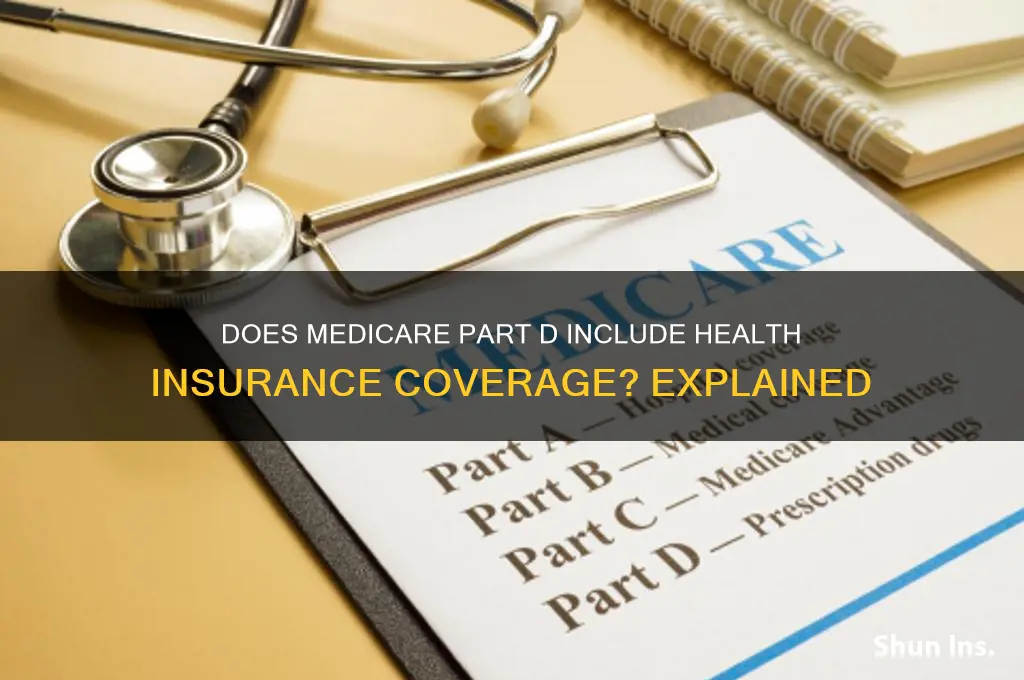 does medicare part d cover health insurance