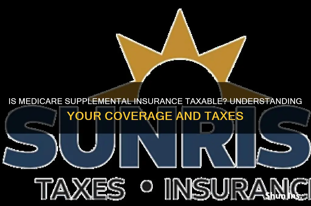 does medicare supplemental count as health insurance for tax