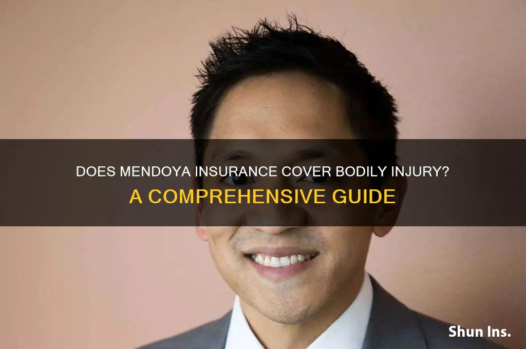 does mendoya insurance have bodily injury ins