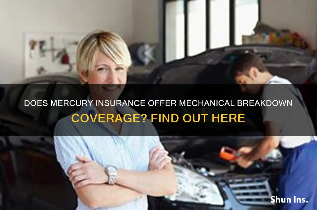does mercury insurace have mechanical breakdown insurance