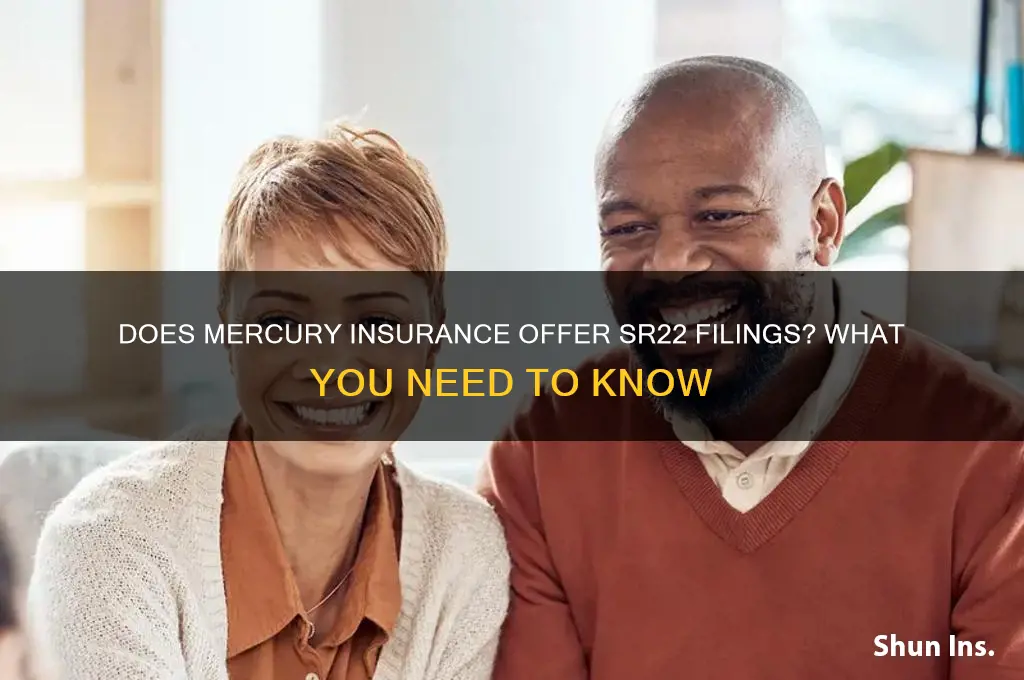 does mercury insurance have sr22