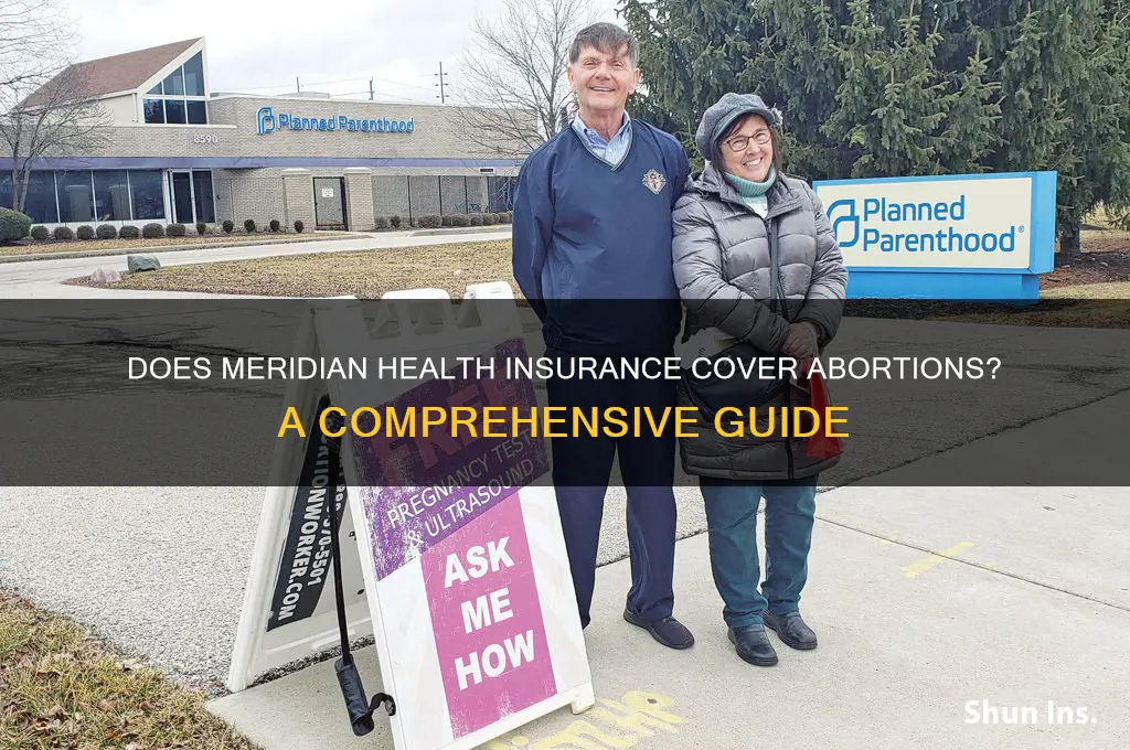 does meridian health insurance cover abortions
