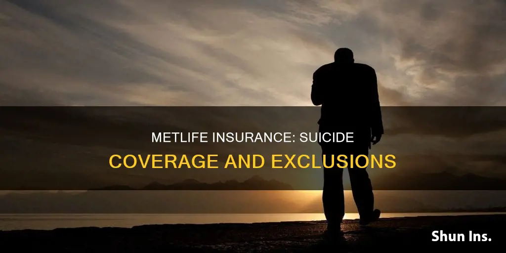 does met life insurance cover suicide