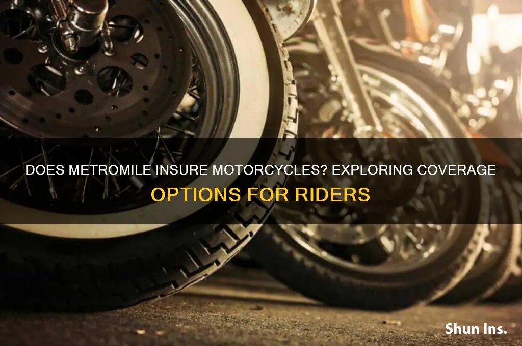 does metromile insure motorcycles