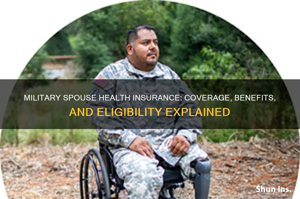 does military cover spouse health insurance