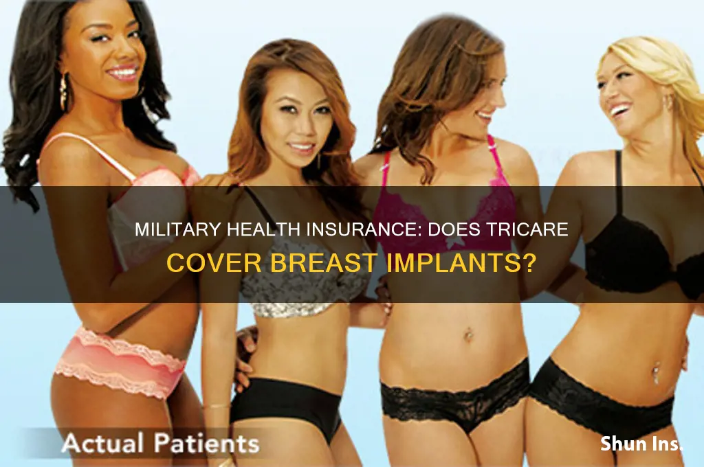 does military health insurance cover breast implants