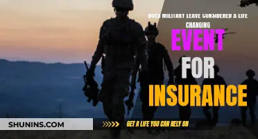 Military Leave: A Life-Changing Event for Insurance?