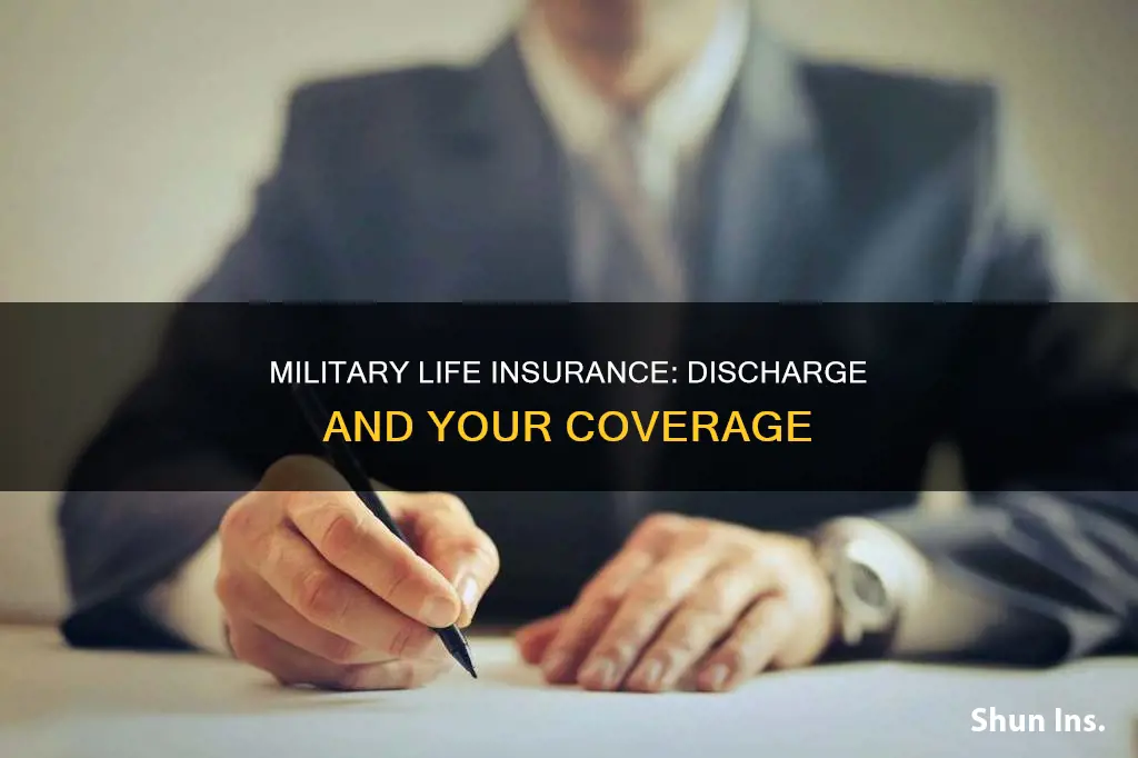 does military life insurance end when discharge