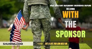 Does Military Dependent Insurance Require Living with the Sponsor?