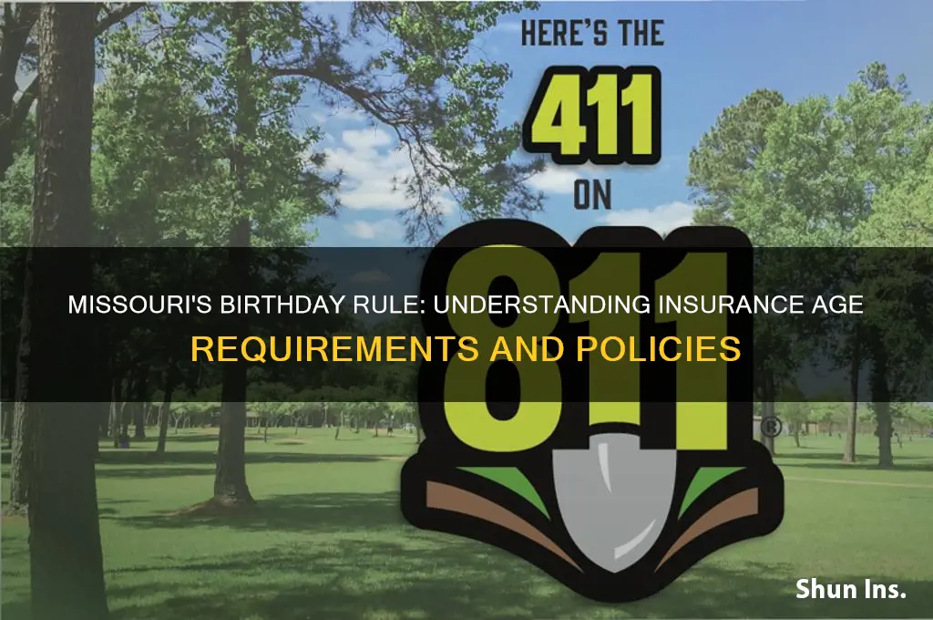 does missouri have the birthday rule for insurance