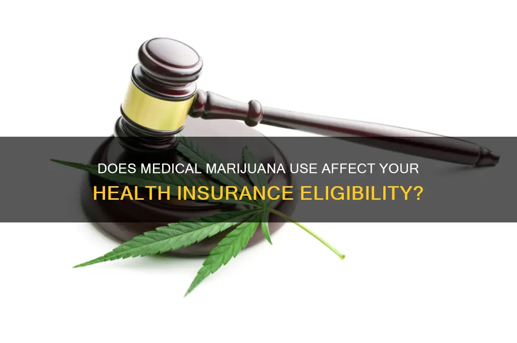 does mmj disqualify you from health insurance