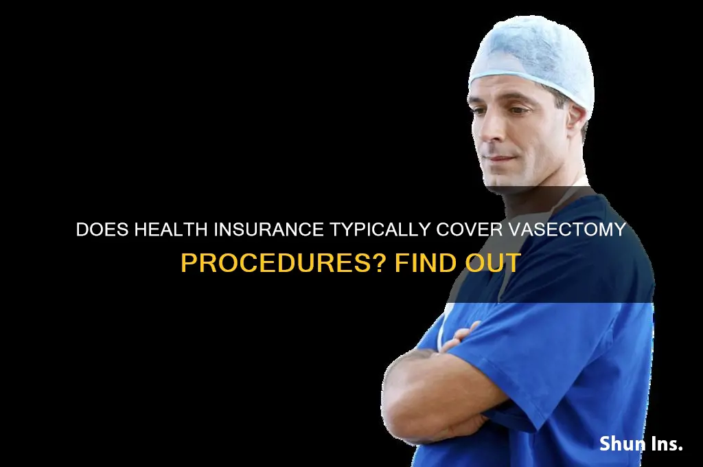 does most health insurance cover vasectomy