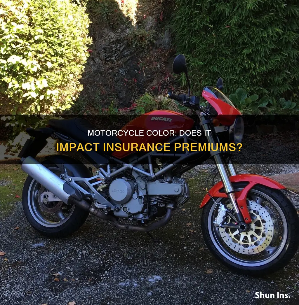does motorcycle color affect insurance