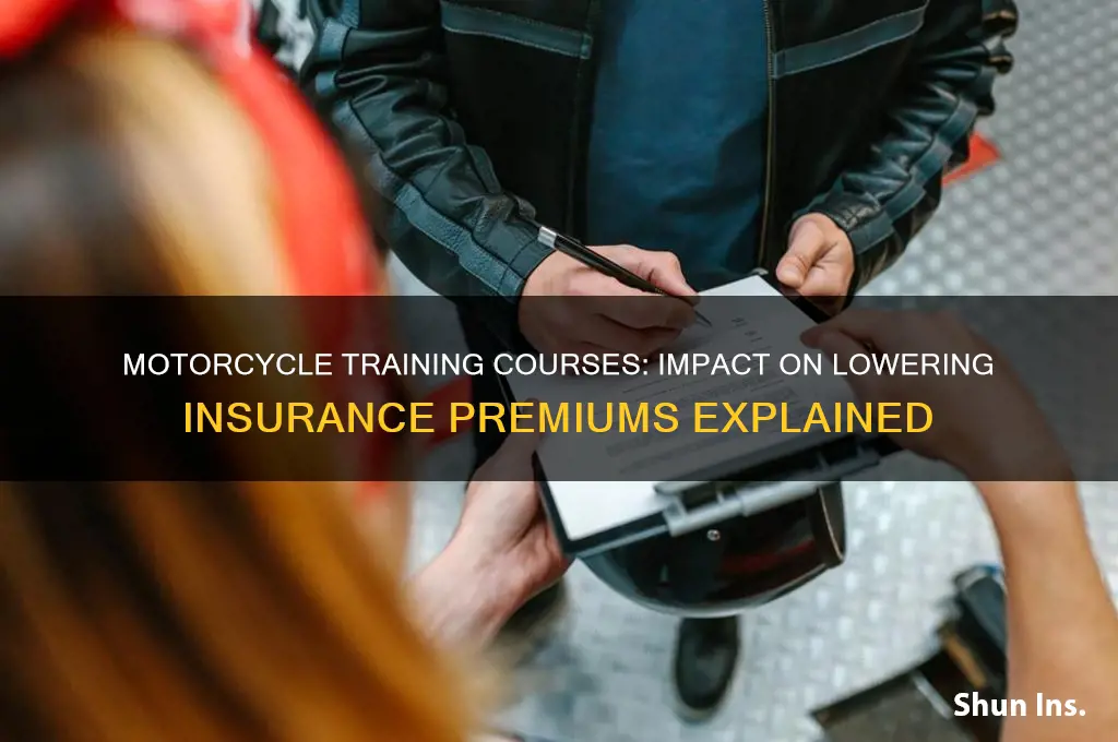 does motorcycle training course lower insurance