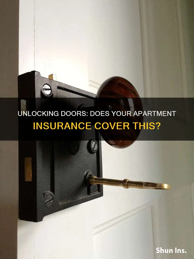 does my apartment insurance have door opening service