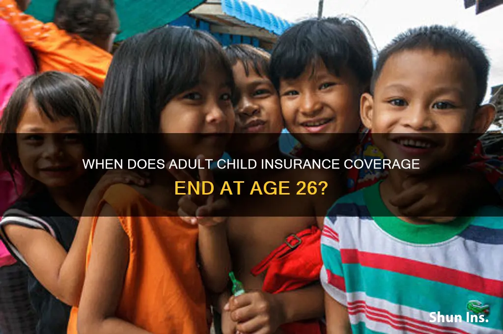 does my child lose my insurance when they turn 26