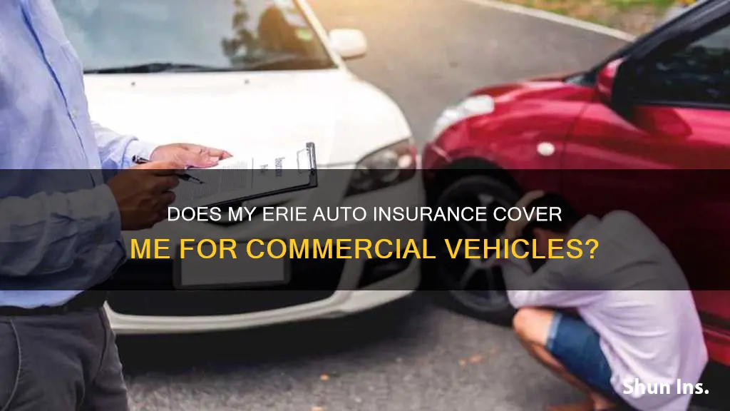 does my erie auto insurance cover commercial vehicles