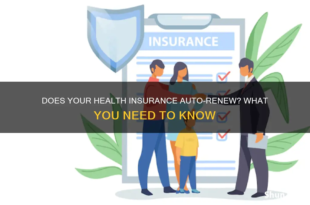 does my health insurance automatically renews
