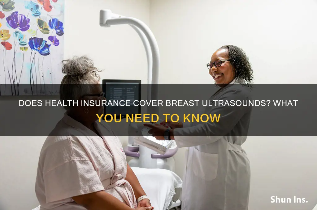 does my health insurance cover breast ultrasounds