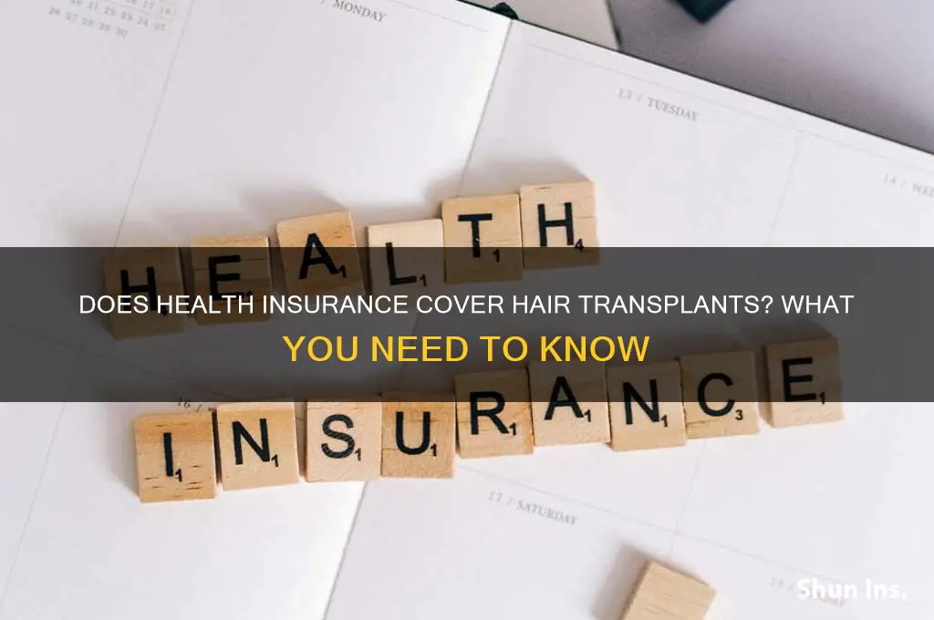 does my health insurance cover hair transplant