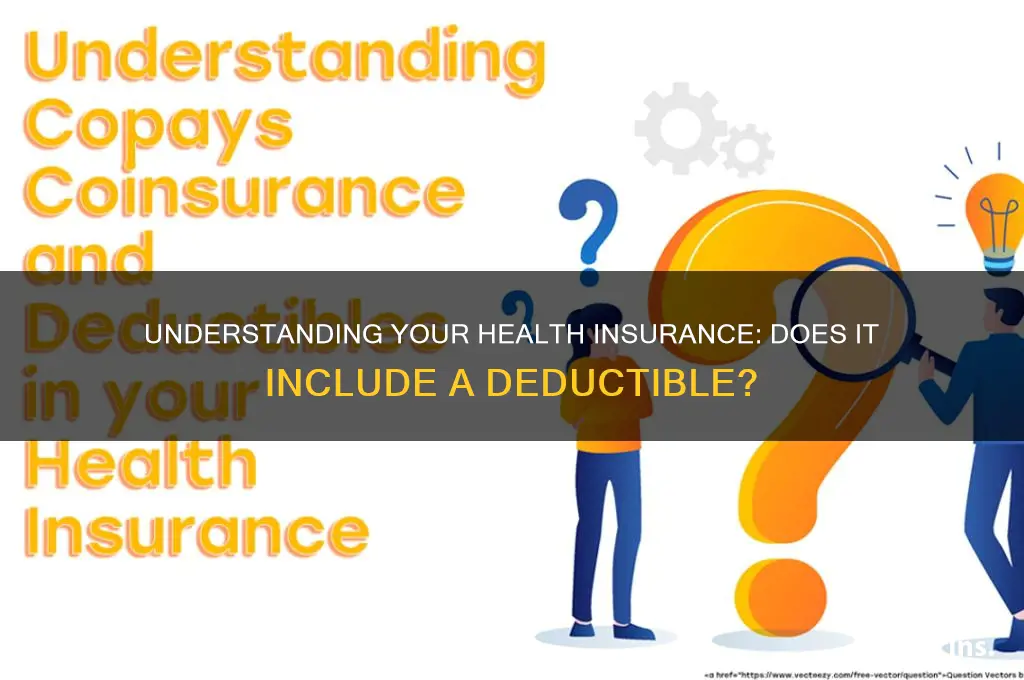 does my health insurance have a deductib e