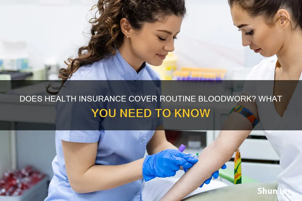 does my health insurance have to cover routine bloodwork