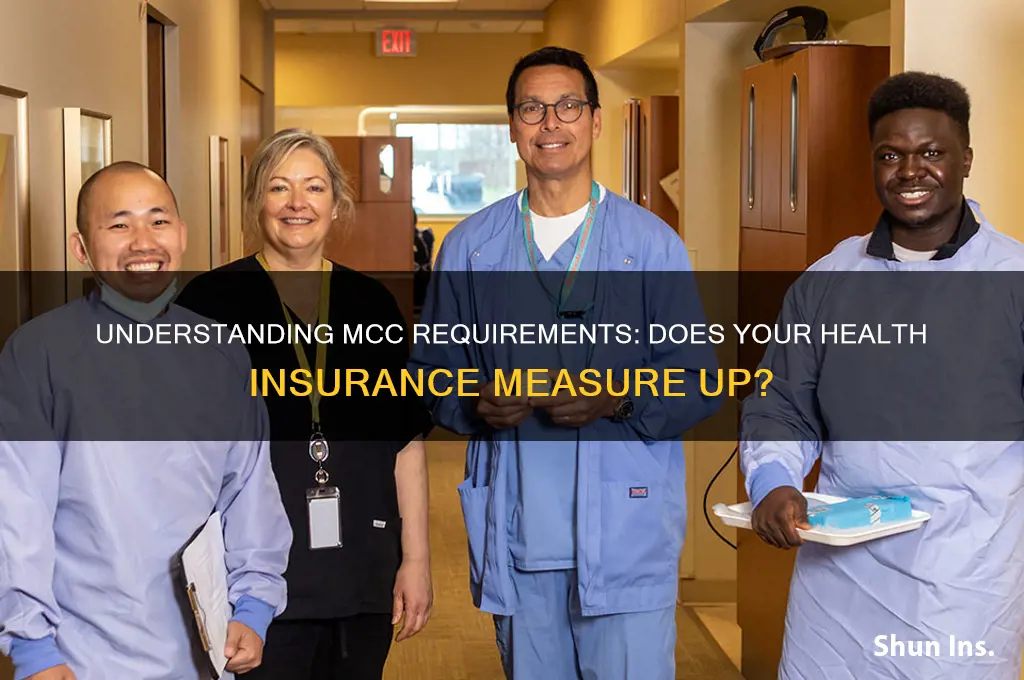 does my health insurance meet mcc