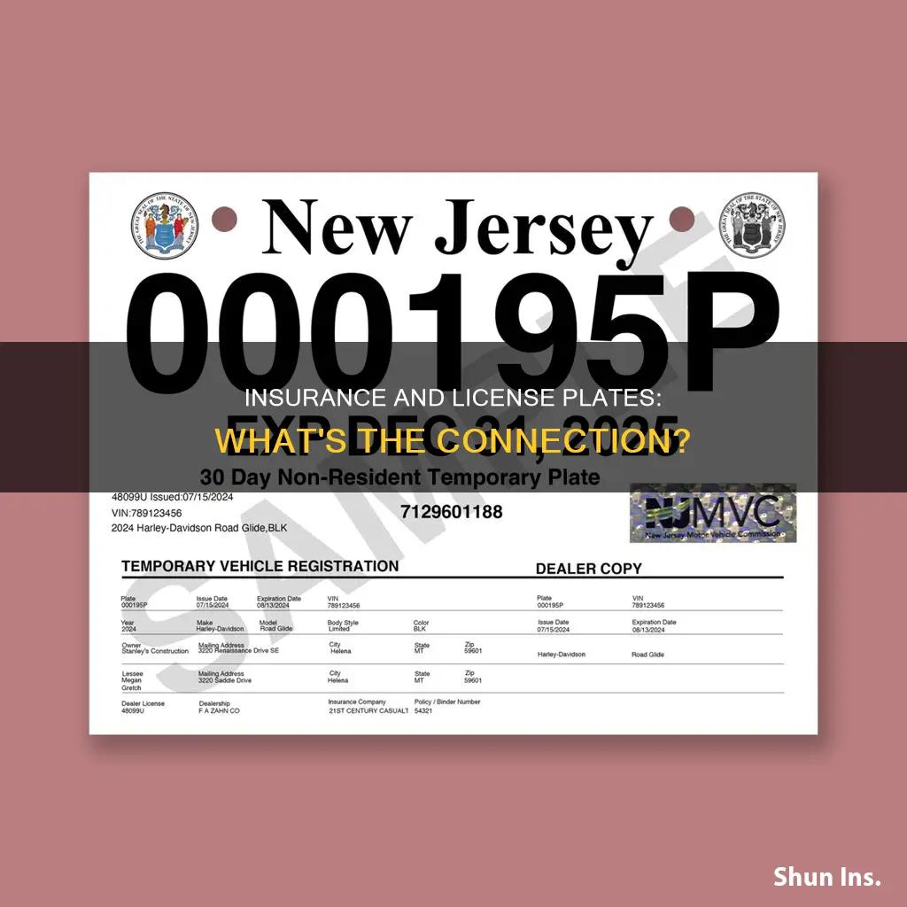 does my insurance affect my plates