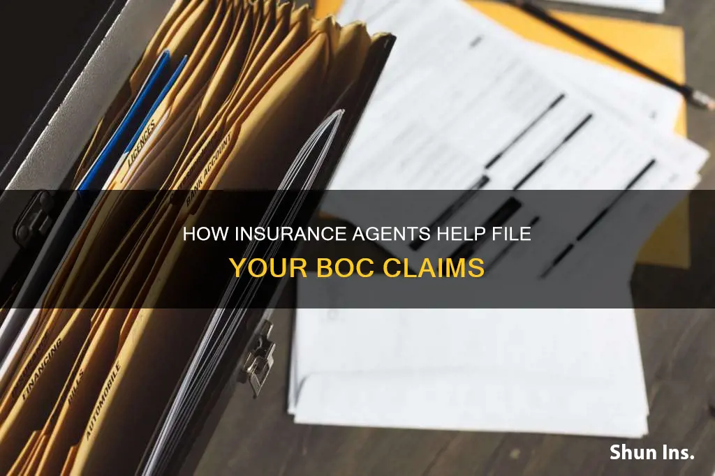 does my insurance agent file my boc