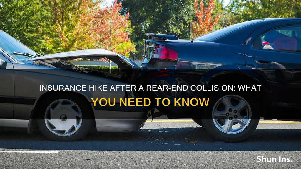 does my insurance go up if someone rear ends me