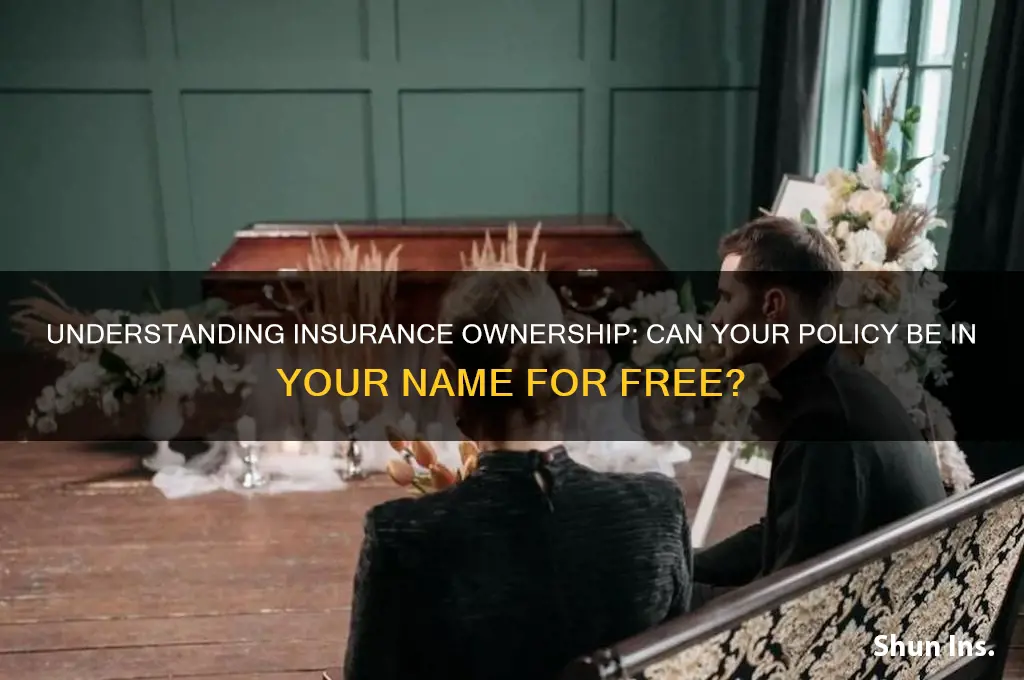 does my insurance have free to be in my name