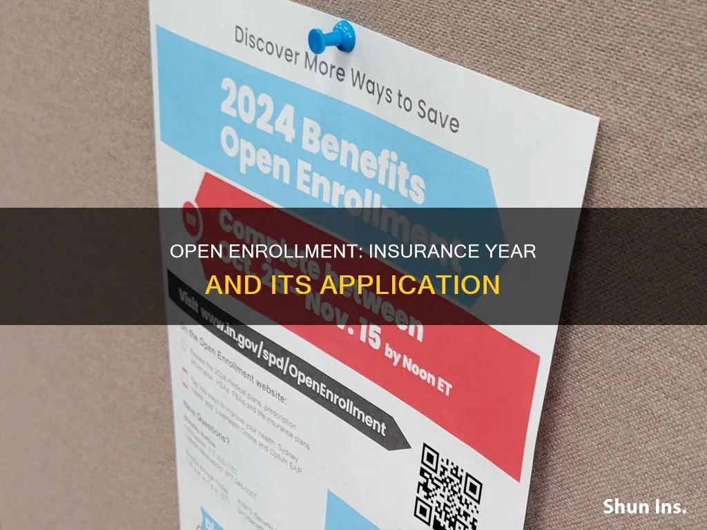 does my insurance year still apply during open enrollment