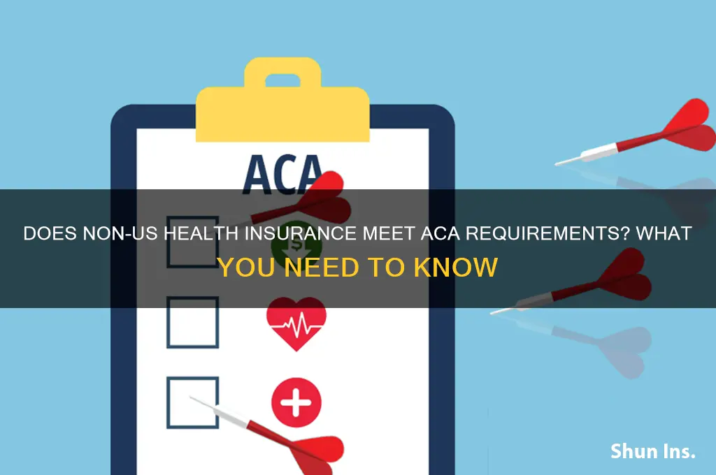 does my non-us insurance fit under aca