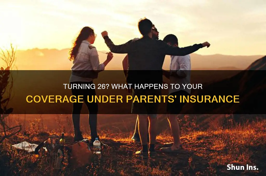 does my parents insurance end right when i turn 26