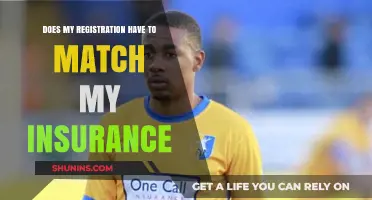 Does Your Registration Need to Match Your Insurance Policy?