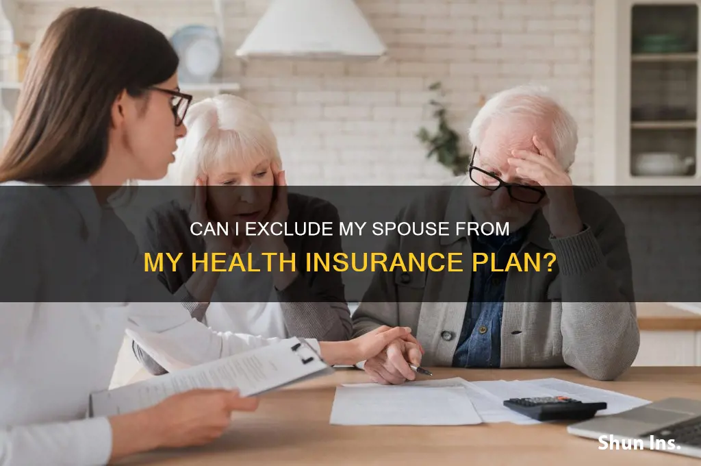 does my spouse have to be on my health insurance