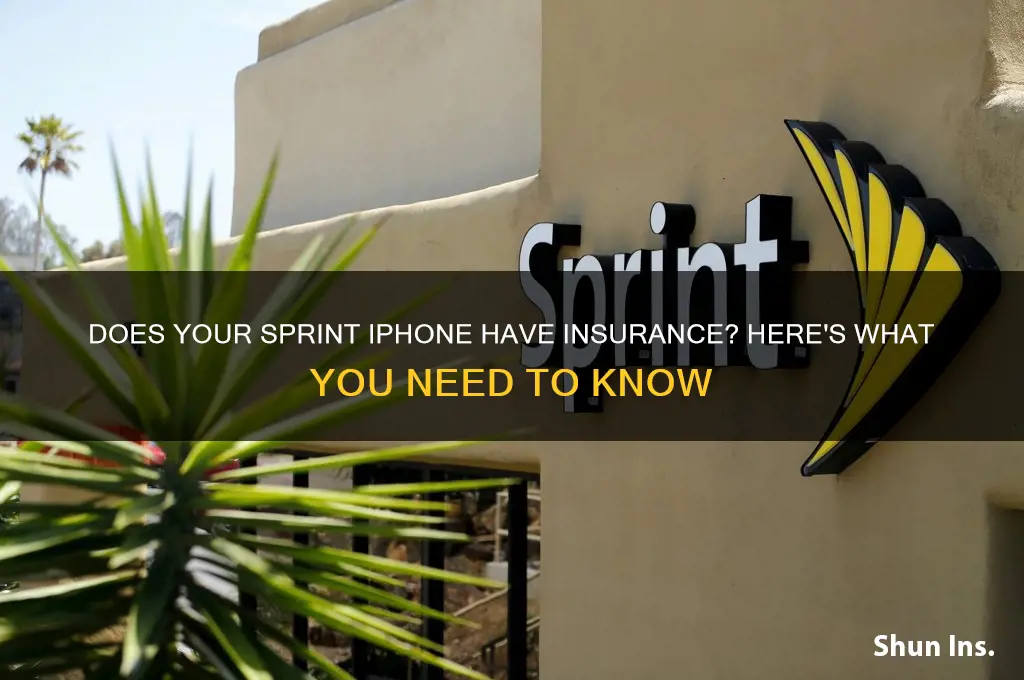 does my sprint iphone have insurance