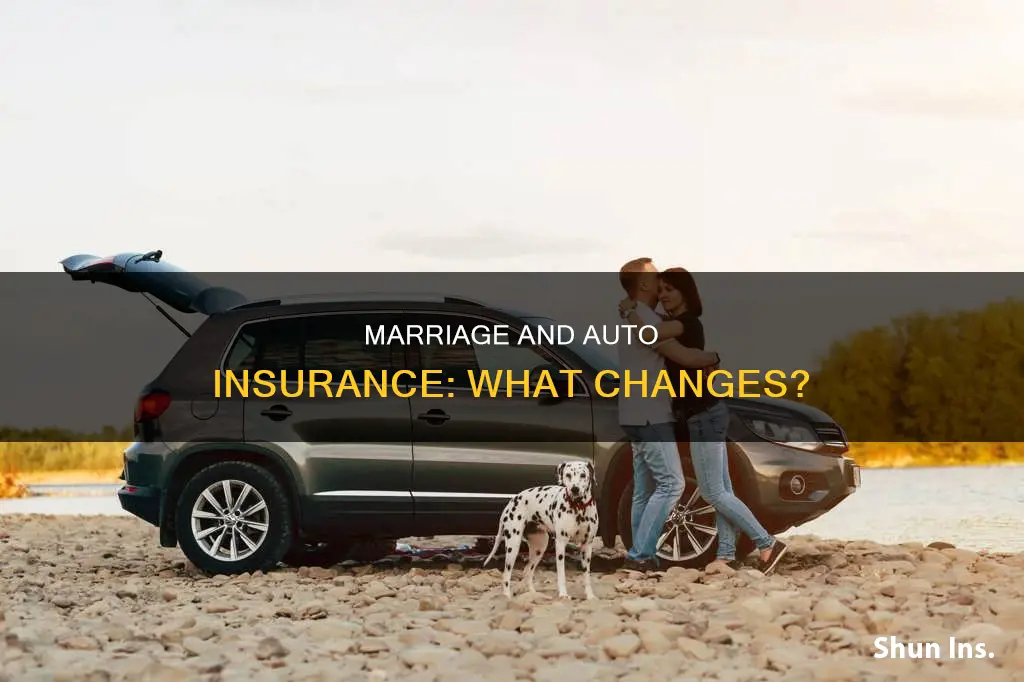 does my vehicle insurance change if I got married