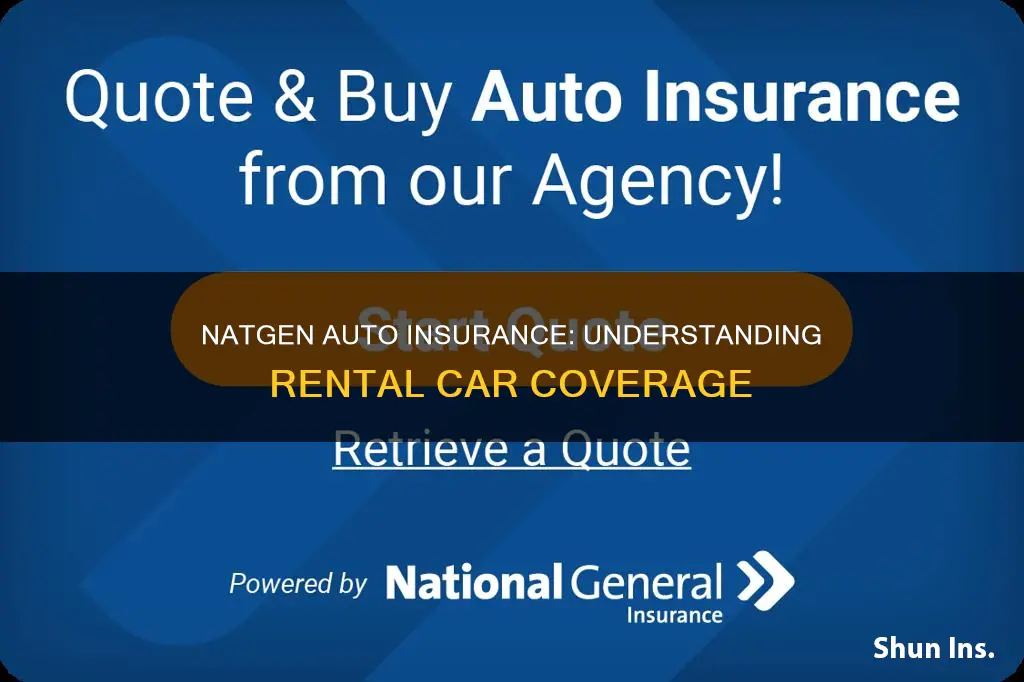 does nat gen auto insurance cover rentals