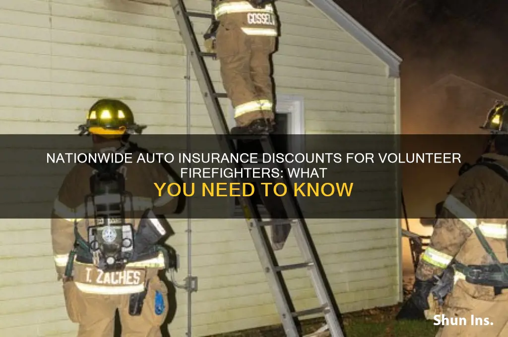 does nationwide auro insurance give discountts to volunteer fireman