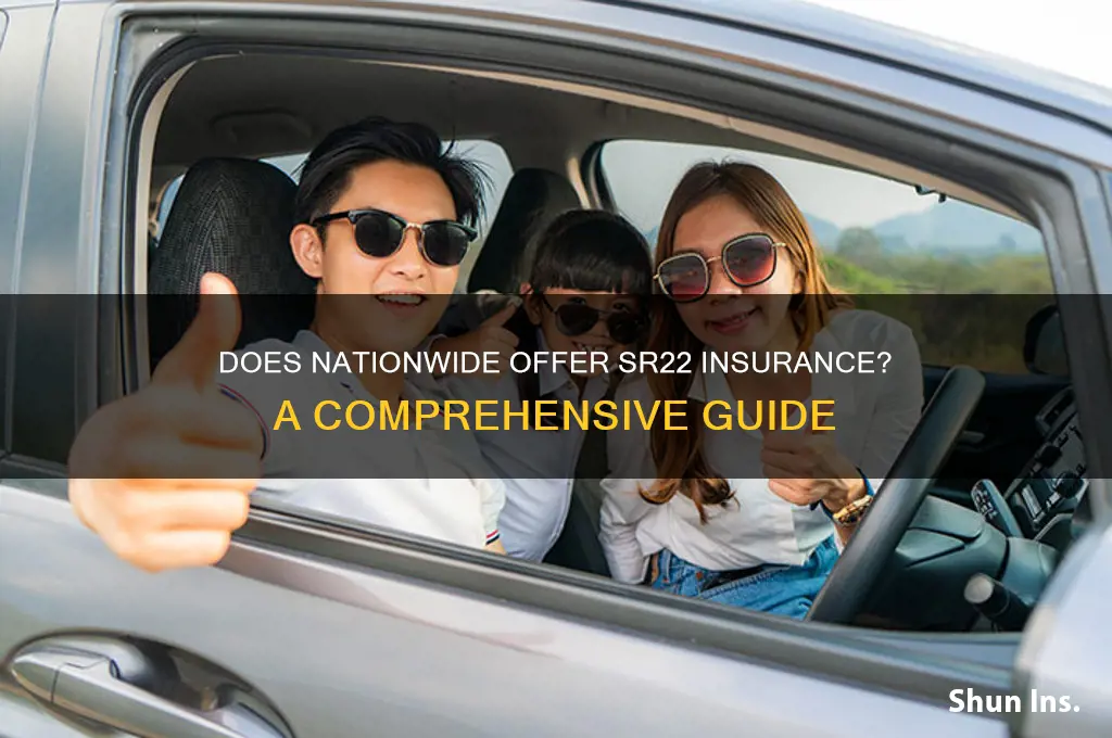 does nationwide have sr22 insurance