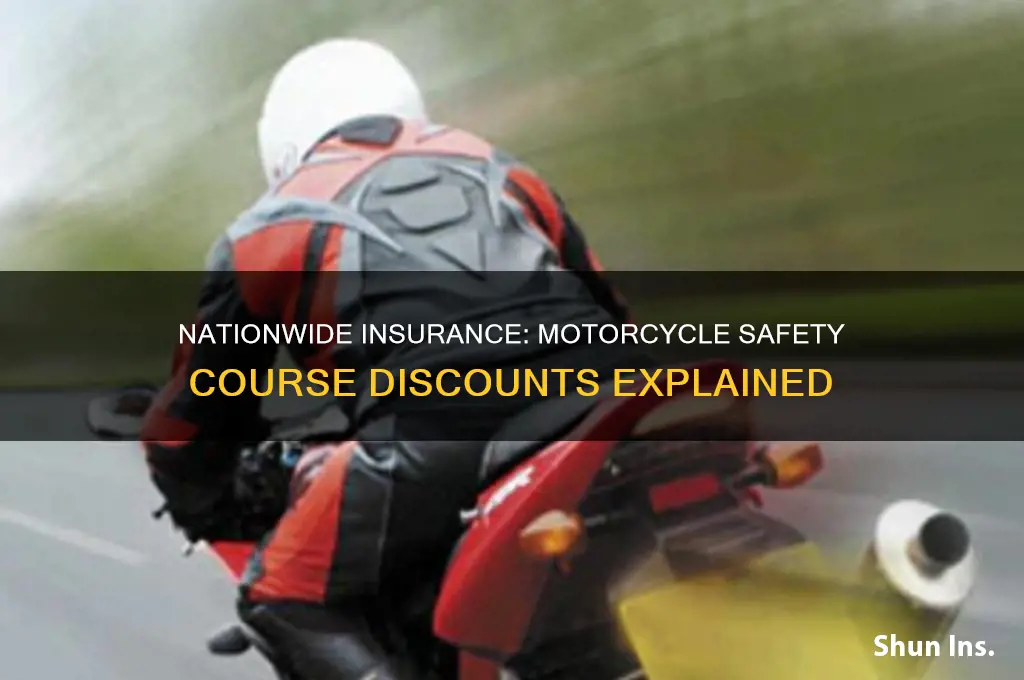 does nationwide insurance have a motorcycle safety course discou