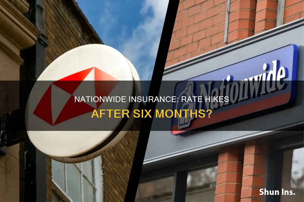 does nationwide insurance increase rates after 6 months