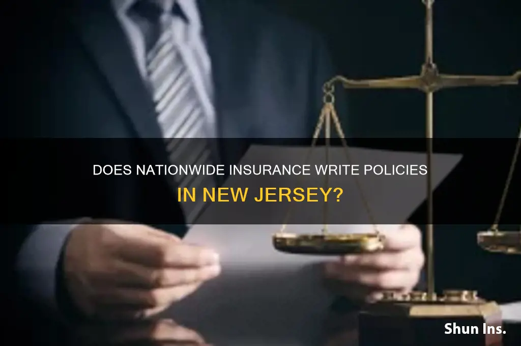 does nationwide insurance write in new jersey