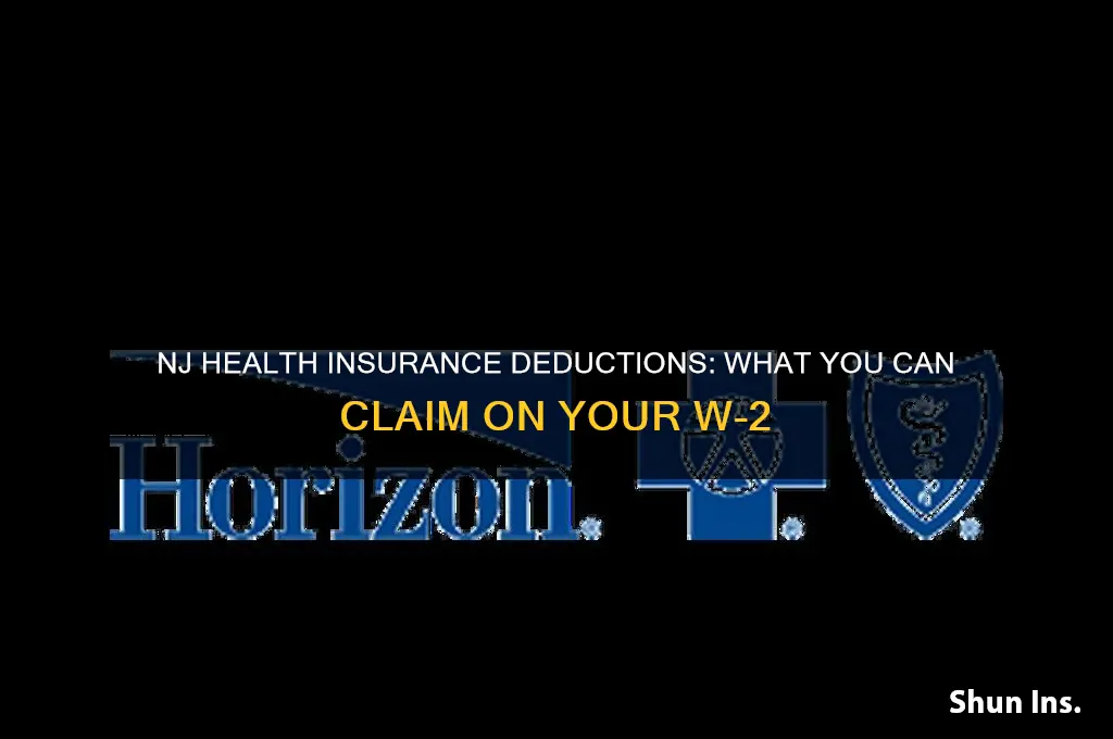 does nj let you dedeuct health insurance from your w2